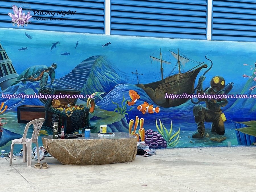 vẽ tranh tường cho Resort, Homestay, Khách sạn