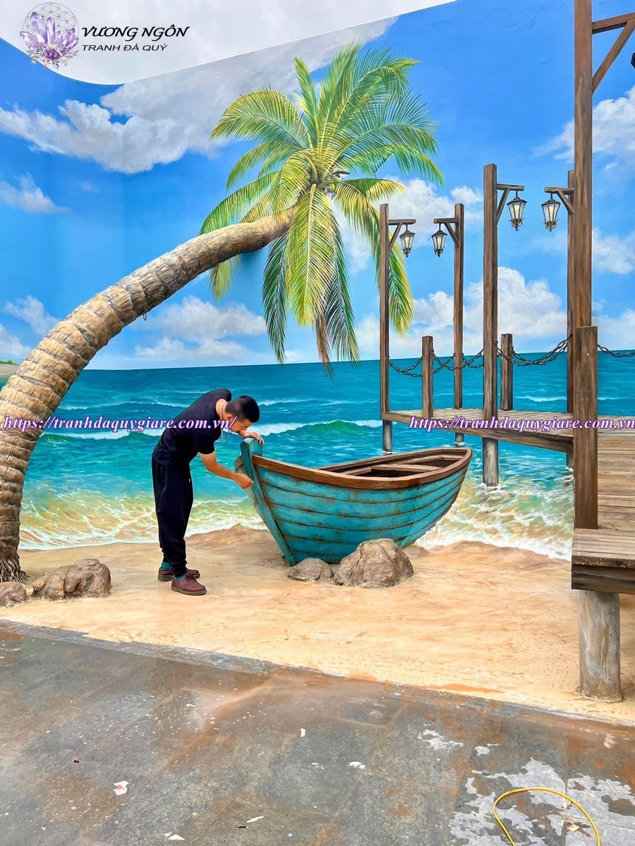 vẽ tranh tường cho Resort, Homestay, Khách sạn