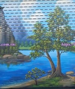 vẽ tranh cửa cuốn