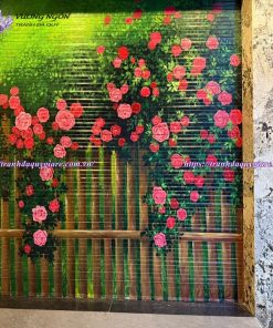 vẽ tranh cửa cuốn