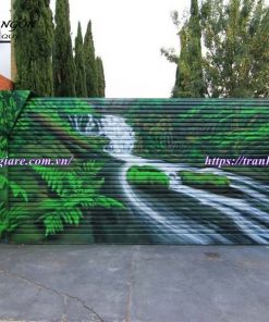 vẽ tranh cửa cuốn