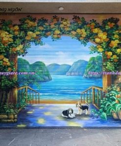 vẽ tranh cửa cuốn