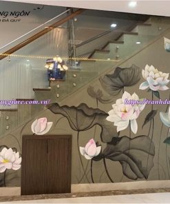 vẽ tranh tường cầu thang