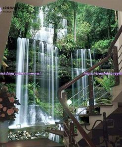 vẽ tranh tường cầu thang