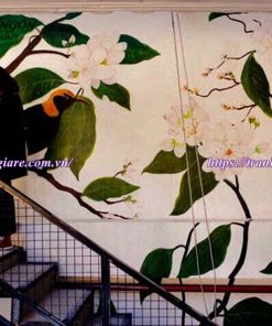 vẽ tranh tường cầu thang