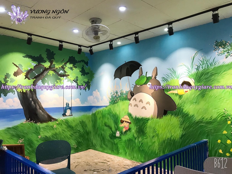 vẽ tranh tường mầm non ngộ nghĩnh