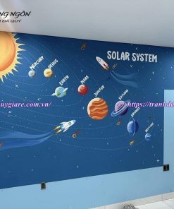 vẽ tranh tường mầm non ngộ nghĩnh