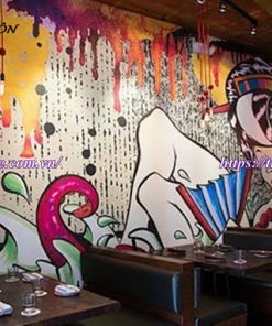 Vẽ Tranh Tường Nhà Hàng, Quán Ăn