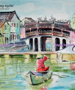 vẽ tranh tường phố cổ Hội An