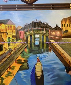 vẽ tranh tường phố cổ Hội An