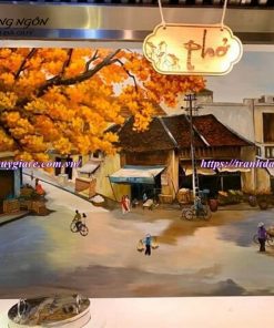 vẽ tranh tường phố cổ Hội An