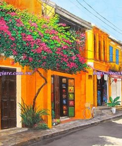 vẽ tranh tường phố cổ Hội An