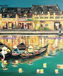 vẽ tranh tường phố cổ Hội An