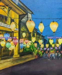 vẽ tranh tường phố cổ Hội An