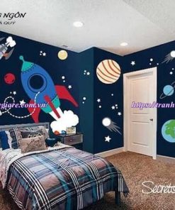 Vẽ Tranh Tường Phòng Bé Trai, Bé gái