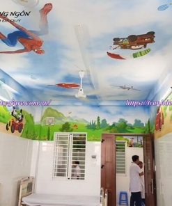 Vẽ Tranh Tường Phòng Bé Trai, Bé gái