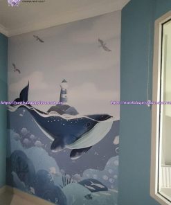 Vẽ Tranh Tường Phòng Bé Trai, Bé gái