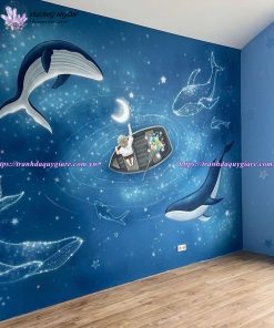 Vẽ Tranh Tường Phòng Bé Trai, Bé gái