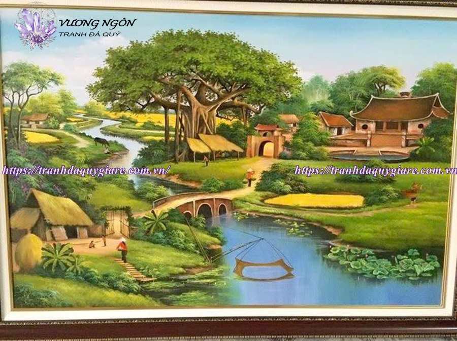 vẽ tranh tường phong cảnh thiên nhiên