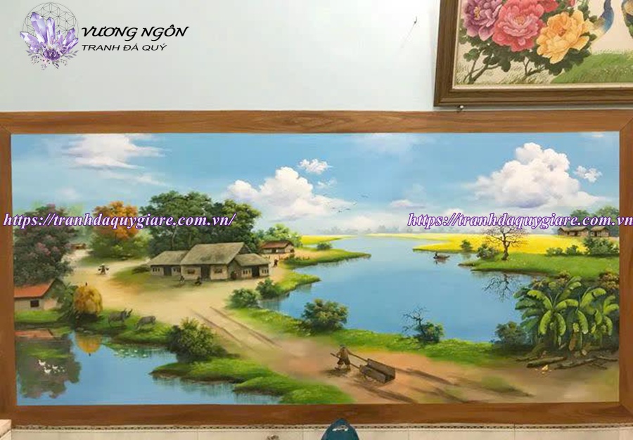 vẽ tranh tường phong cảnh thiên nhiên