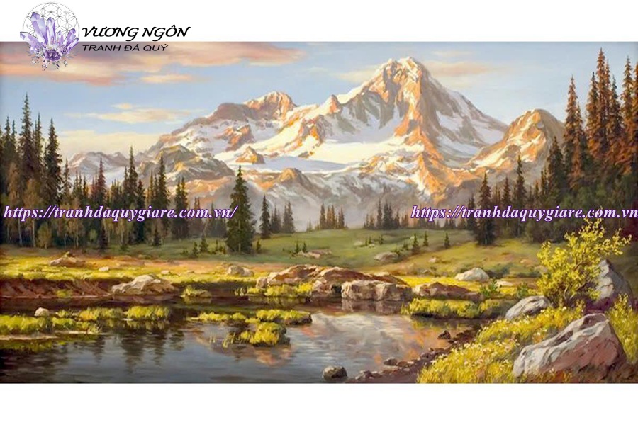 vẽ tranh tường phong cảnh thiên nhiên