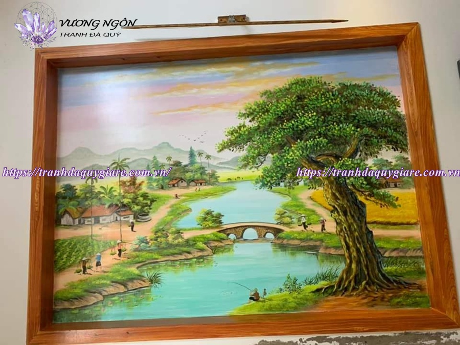 vẽ tranh tường phong cảnh thiên nhiên