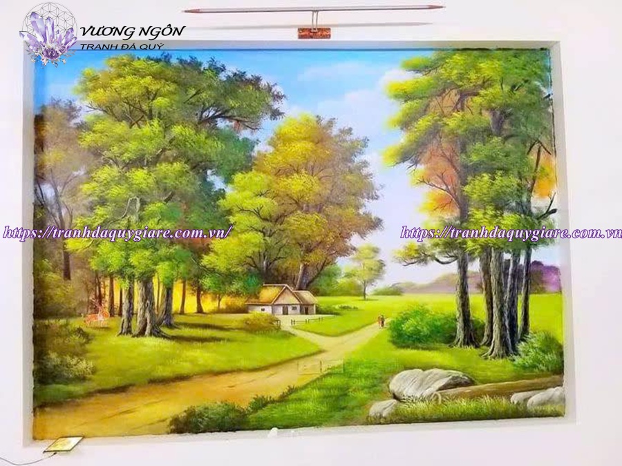 vẽ tranh tường phong cảnh thiên nhiên