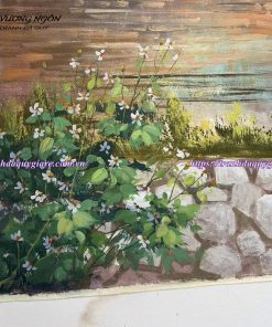 vẽ tranh tường phong cảnh thiên nhiên