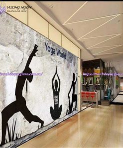 Vẽ Tranh Tường Phòng Gym Và Yoga