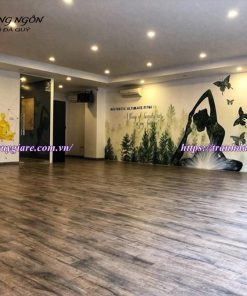 Vẽ Tranh Tường Phòng Gym Và Yoga