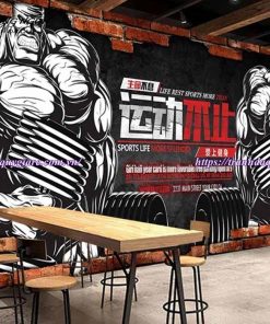 Vẽ Tranh Tường Phòng Gym Và Yoga