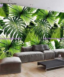 vẽ tranh tường phòng khách