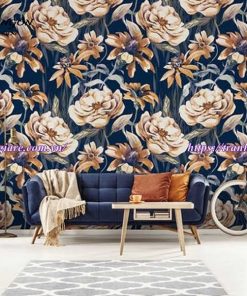 vẽ tranh tường phòng khách