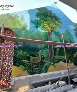 Vẽ tranh tường quán cafe, trà sữa, trà chanh