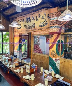 Vẽ tranh tường quán cafe, trà sữa, trà chanh