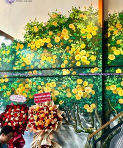 Vẽ tranh tường quán cafe, trà sữa, trà chanh