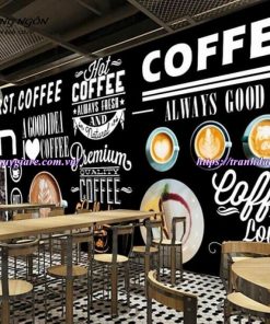Vẽ tranh tường quán cafe, trà sữa, trà chanh