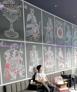 Vẽ tranh tường quán cafe, trà sữa, trà chanh