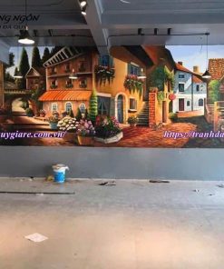 Vẽ tranh tường quán cafe, trà sữa, trà chanh