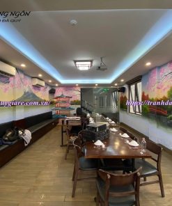 Vẽ tranh tường quán cafe, trà sữa, trà chanh