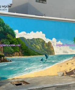 Vẽ tranh tường quán cafe, trà sữa, trà chanh