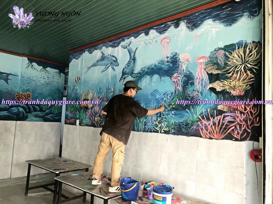 vẽ tranh tường quán nhậu, quán bia (Beer)