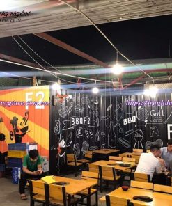 vẽ tranh tường quán nhậu, quán bia (Beer)