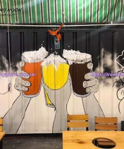 vẽ tranh tường quán nhậu, quán bia (Beer)