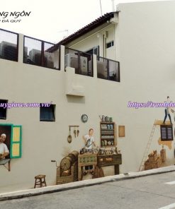 vẽ tranh tường quán nhậu, quán bia (Beer)