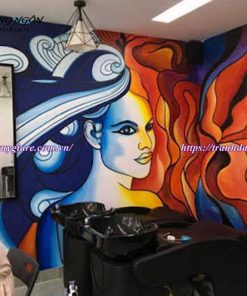 Vẽ Tranh Tường Spa, thẩm mỹ viện