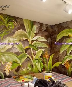 Vẽ Tranh Tường Spa, thẩm mỹ viện