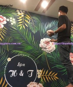 Vẽ Tranh Tường Spa, thẩm mỹ viện