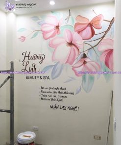 Vẽ Tranh Tường Spa, thẩm mỹ viện