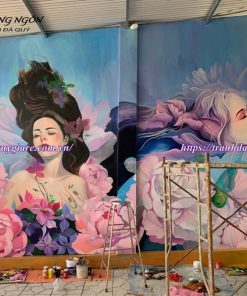 Vẽ Tranh Tường Spa, thẩm mỹ viện